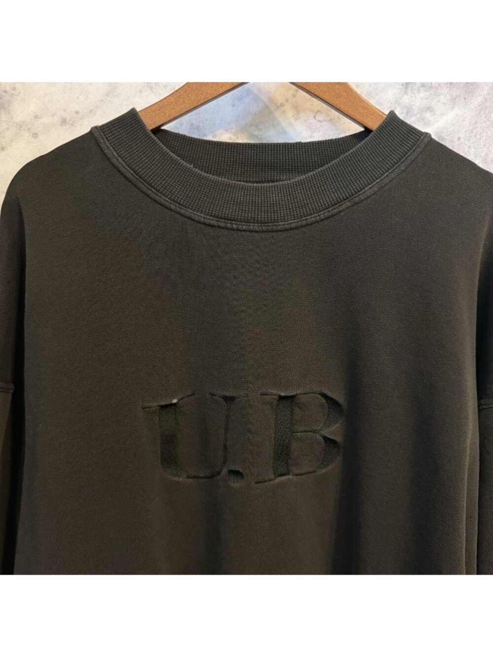 Vintage Unionbay Sweatshirt Mens XL Black Crew Neck Embroidered Union Bay
